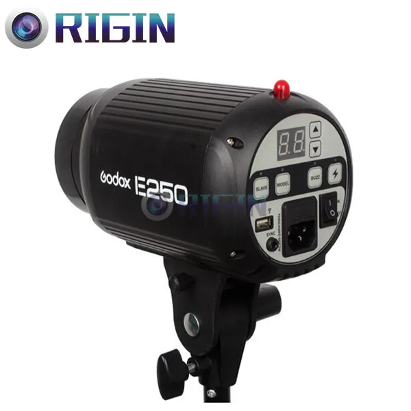 

Godox E Series Mini Studio Flash E250 with USB Compatible with Godox FT-16 Trigger Max Power 250WS GN53