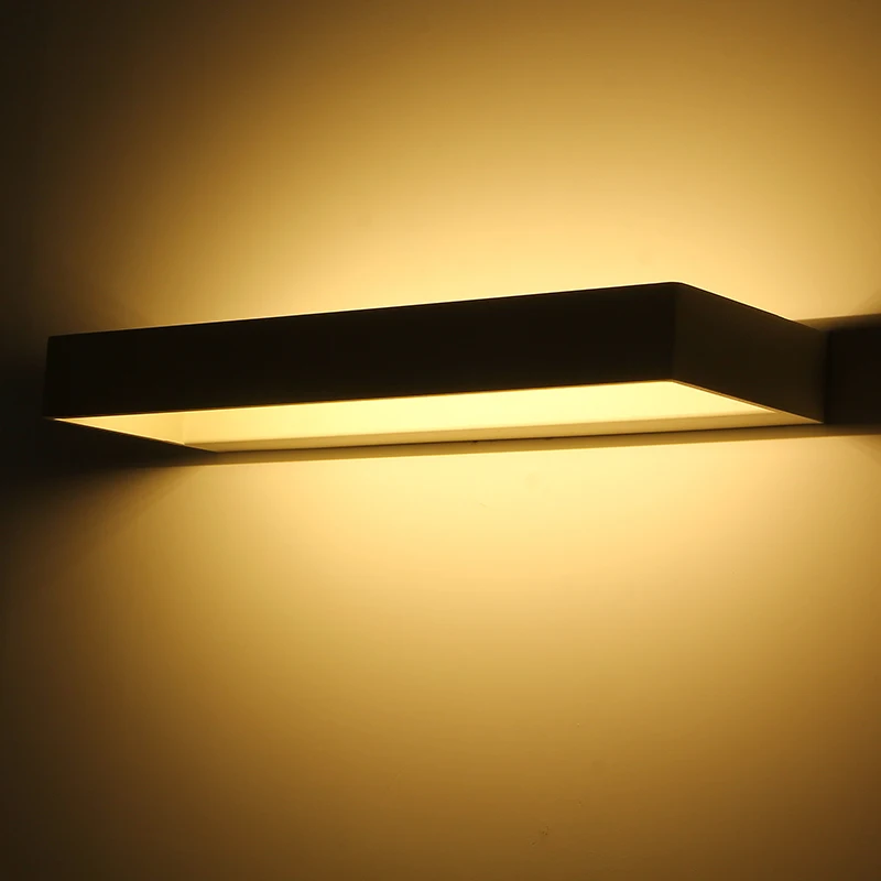 

Modern Simple Creative Designer Aluminum Round/rectangle Led Wall Lamp For Corridor Balcony Bedroom Bedside Reading Light 1916