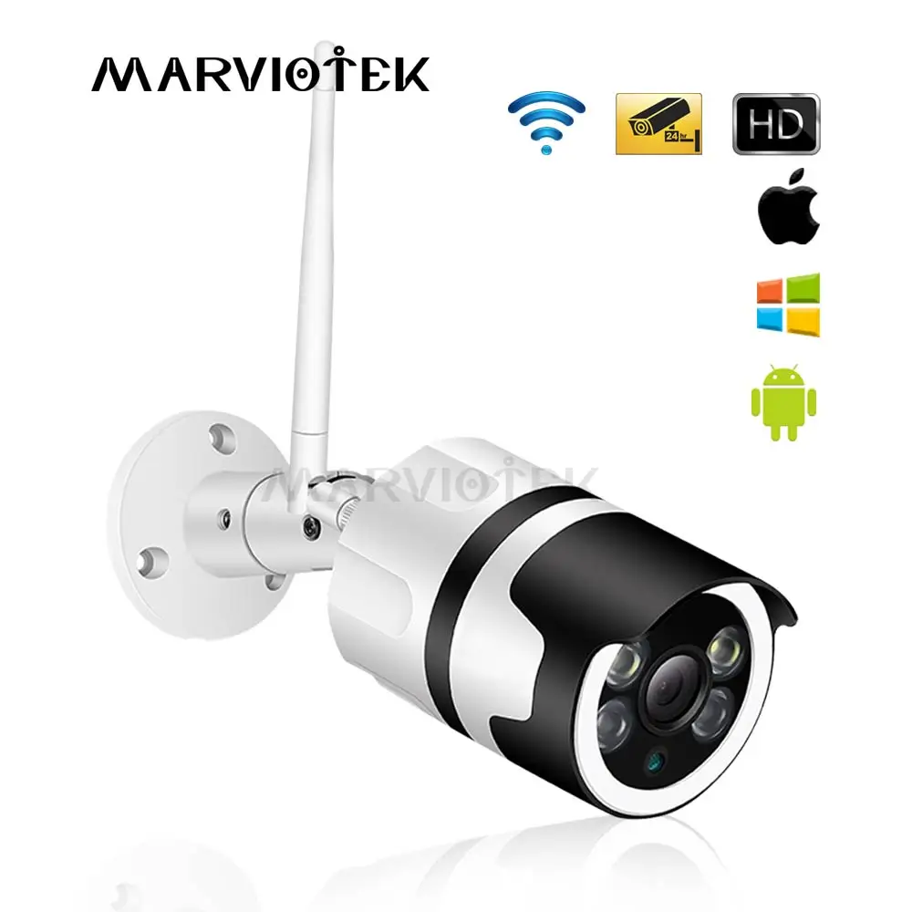 HD 1080 P WI-FI IP Камера на открытом воздухе влагостойкая ночного видения домашней безопасности, видео-Камеры Скрытого видеонаблюдения WI-FI