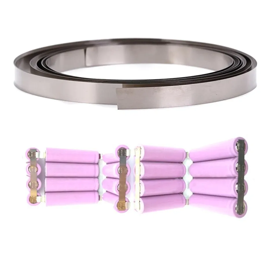 

0.1mmx2mm 5M Pure nickel Pure Ni Plated Nickel Strip Sheet Tape DIY Battery Welding Spot Welding Compatible For Spot Welder Mac