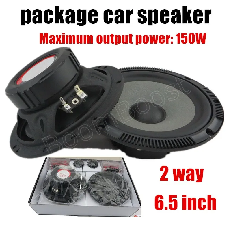 

Best selling and high quality A pair 2 way 2x150W Car Audio 6.5 inch speaker package car stereo audio speaker
