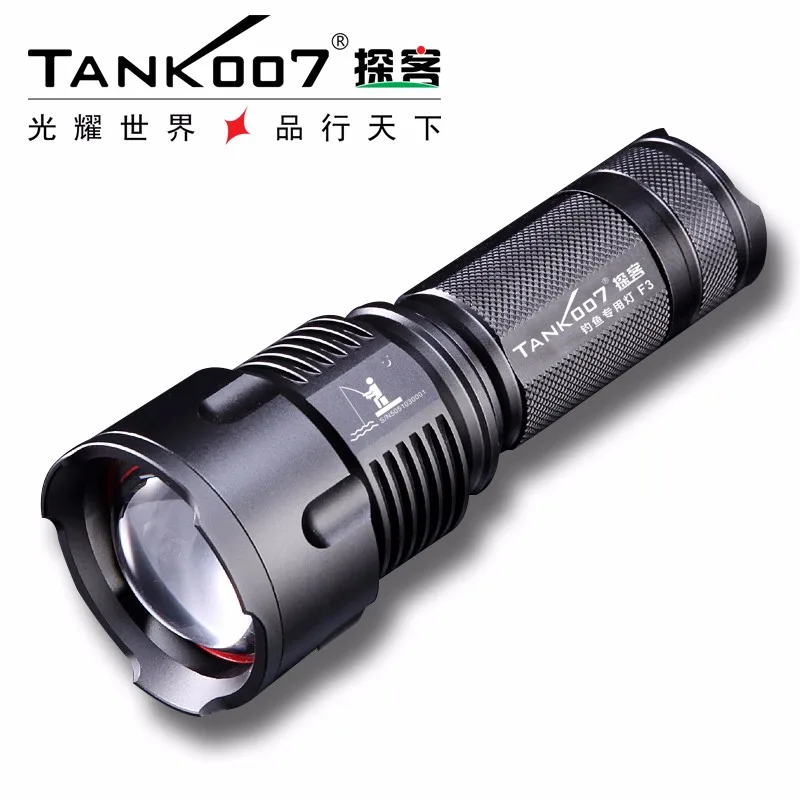 Tank007 F3 1000lm CREE XL-L2 увеличить светодиодная вспышка светильник с тремя источник