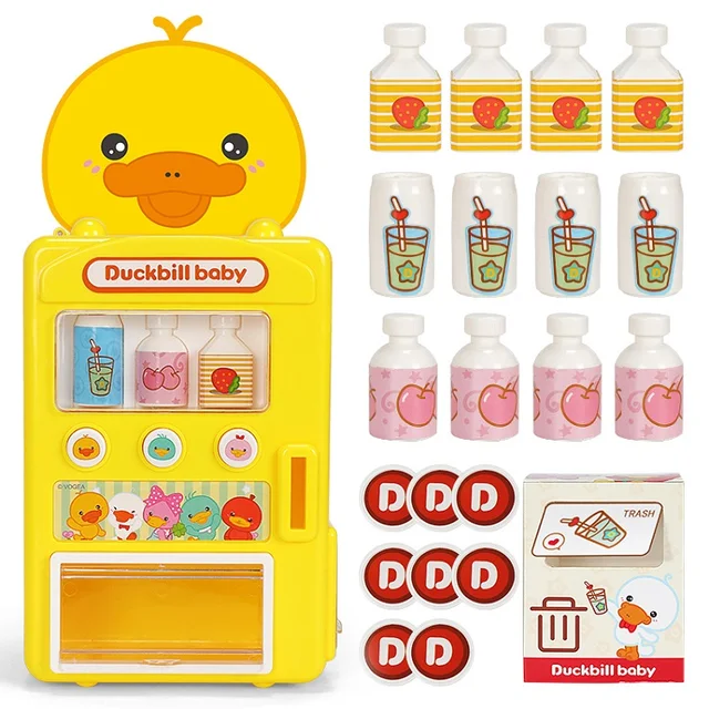 Kids Vending Machine Supermarket Toy Pretend Play Simulation Shopping