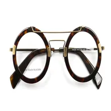 MONGOTEN, Ретро стиль, новинка, унисекс, полная оправа, ацетат, круглая оправа, линза для рецептов, оправа для очков, леопард, Анти-усталость, очки для чтения