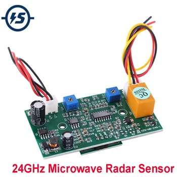 

24GHz Microwave Radar Sensor Module Delay Time Sensing Distance Adjustable 24.125GHz