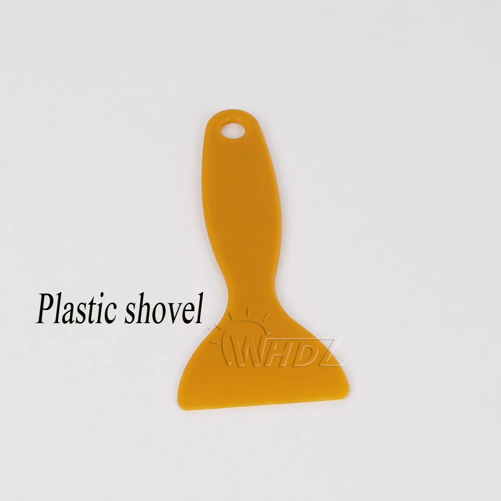 Set Red Repair wedge Yellow shovel Red shovel PDR tools with Aluminum empty bottle and Blue wiper for Auto Paintless Dent Repair (1)