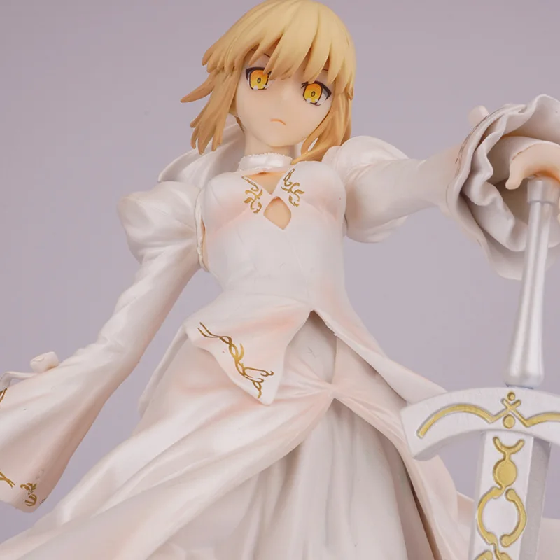 3 цвета 23 см Fate Grand Order Saber Alter Dress Ver Сексуальная ПВХ Модель Коллекция Косплей украшение аниме фигурка игрушка кукла 9''