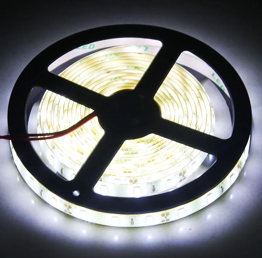 1m 2m SMD 5630 12V 60LEDs m Blue White Warm WhiteWaterproof LED Strip IP20 IP65 Flexible