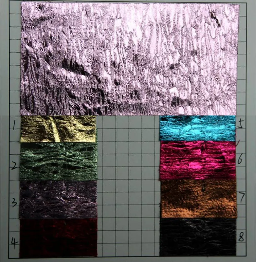 

new fashion Metallic glitter artificial PU leather fabric high quality synthetic leather fabric material diy leather cloth