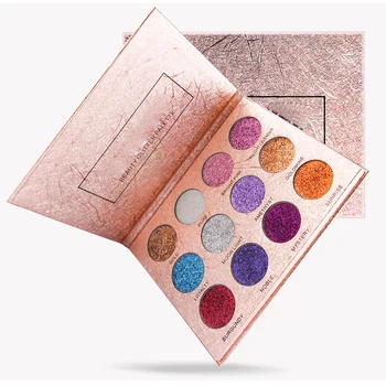 

12 Colors Eyeshadow Diamond Cosmetic Eye shadow Palette Glitter Eyeshadow Palette Rainbow Diamond Eye Shdow Makeup Palette 30