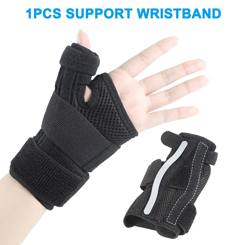 

1Pc Adjustable Elastic Thumb Brace Stabilizer Finger Support Wrist Band for Tendonitis Arthritis All-shipping