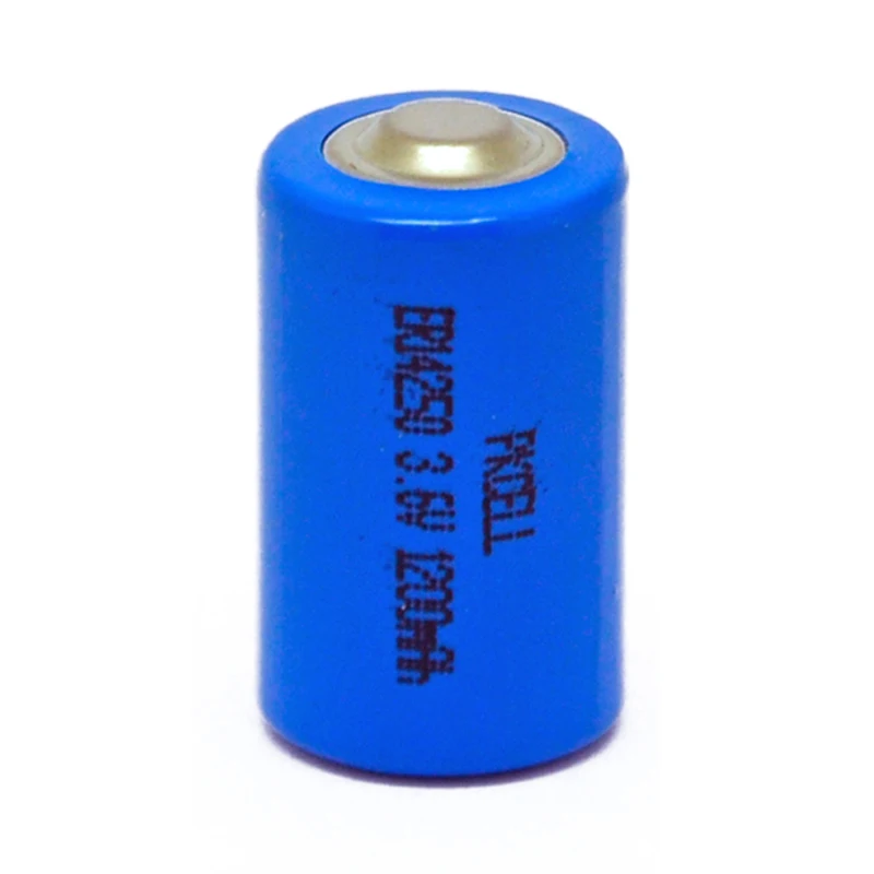 12 шт.* PKCELL 1/2AA Li-SOCl2 батарея 1200Mah 3,6 V ER14250 LS14250 1/2 AA 14250 литиевые батареи для датчиков сигнализации