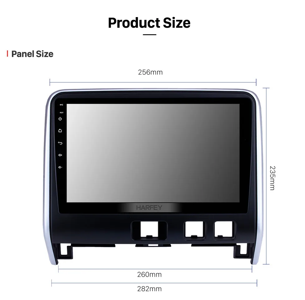 Discount Harfey 3G Wifi auto Radio for 2016 2017 2018 Nissan Serena 10.1" Android 8.1 GPS Head unit Multimedia Player Bluetooth USB Aux 17