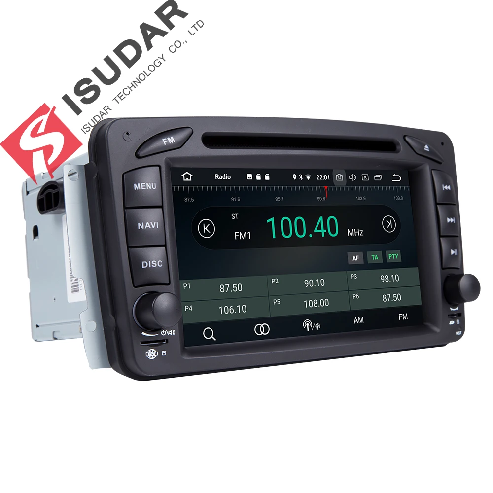 Two Din Android 7.1.1! 7 Inch Car DVD Player For Mercedes/Benz/W209/W203/W168/M/ML/W163/Viano/W639/Vito/Vaneo Wifi GPS FM Radio