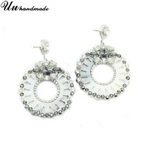 Verklaring Bohemian Stud Vrouwen Oorbellen Voor Oorbellen Fashion Sieraden Grote Oorbel Lange Brincos Oor Ringen 2018 Oorbellen Limited(China)