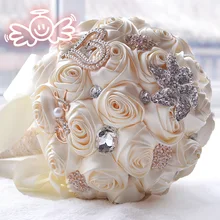 16 Styles Bride Holding Flowers Romantic Wedding Colorful Bride 's Bouquet Artificial Handmade Bouquet Bride Wedding Accessories cait london blaylock s bride