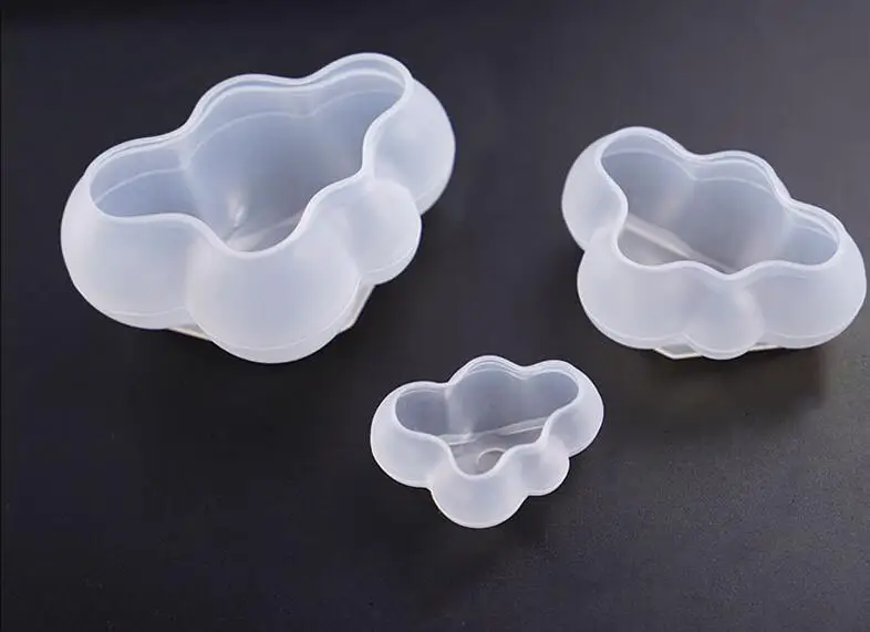 

3D lovely cloud shape DY silicone molds epoxy resin jewelry pendant finding craft decoration crystal moulds