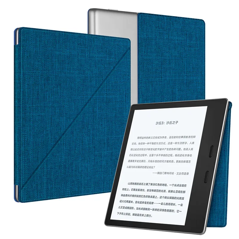 Односторонний чехол на магните для " Kindle Oasis(9th Generation) читалка для Kindle Oasis 2 Auto Sleep/Wake Cover - Цвет: Standing style blue