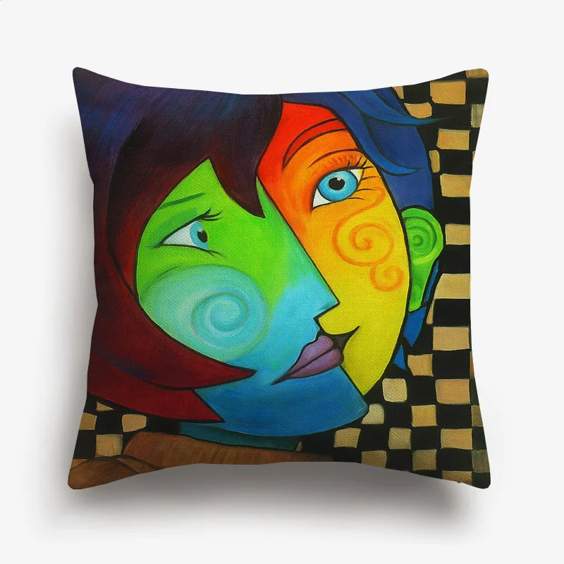 Пабло знаменитый Пикассо картины Чехлы для подушек Звездная ночь сюрреалистичность абстрактная художественная Подушка Чехол для дивана льняной чехол для подушки