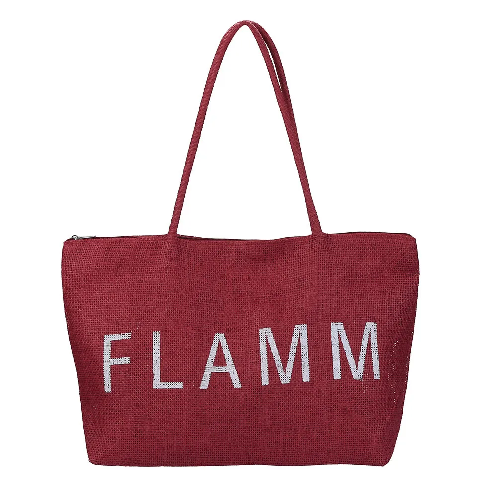 

bags for women 2019 Women Casual Shoulder Bag Large Straw Beach HandBag bolsa feminina