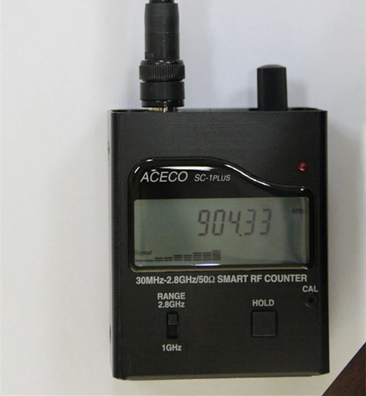 Handheld digital frequency meter ACECO SC-1 plus professional GSM  30MHZ-2.8GHZ - AliExpress