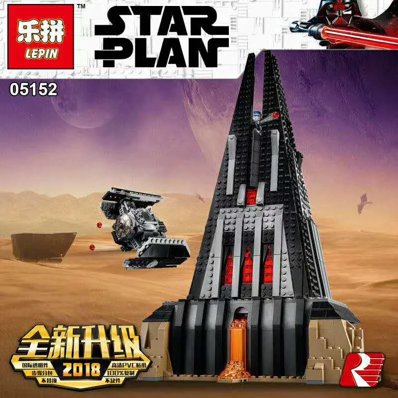 

Lepin 05152 Star The Darth Vader`s Castle Set Wars 75251 Building Blocks Bricks Assembled DIY Christmas Gifts Toys or Child