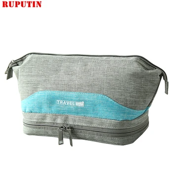 

RUPUTIN New Cosmetic Bag Multi-function Dry And Wet Separation Wash Bags Storage Toiletries Bag Hand-held Portable Makeup Bags