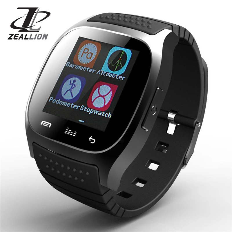 

ZEALLION Smart Watch M26 Clock Sync Notifier Support Bluetooth Connectivity for iphone Android Phone Smartwatch