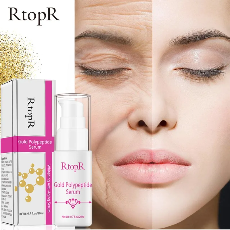 

Gold Polypeptide Serum Anti-Aging Whitening Beauty Makeup Serum Night Cream Face Hydra Moisturizing Lotion Skin Care