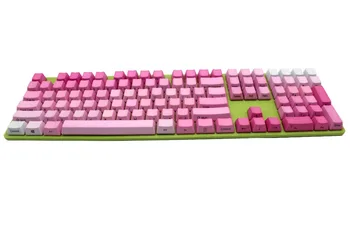 

YMDK Gradient Dyed Thick PBT OEM Profile Side Print 104 108 keyset For Cherry MX Mechanical Keyboard Free shipping