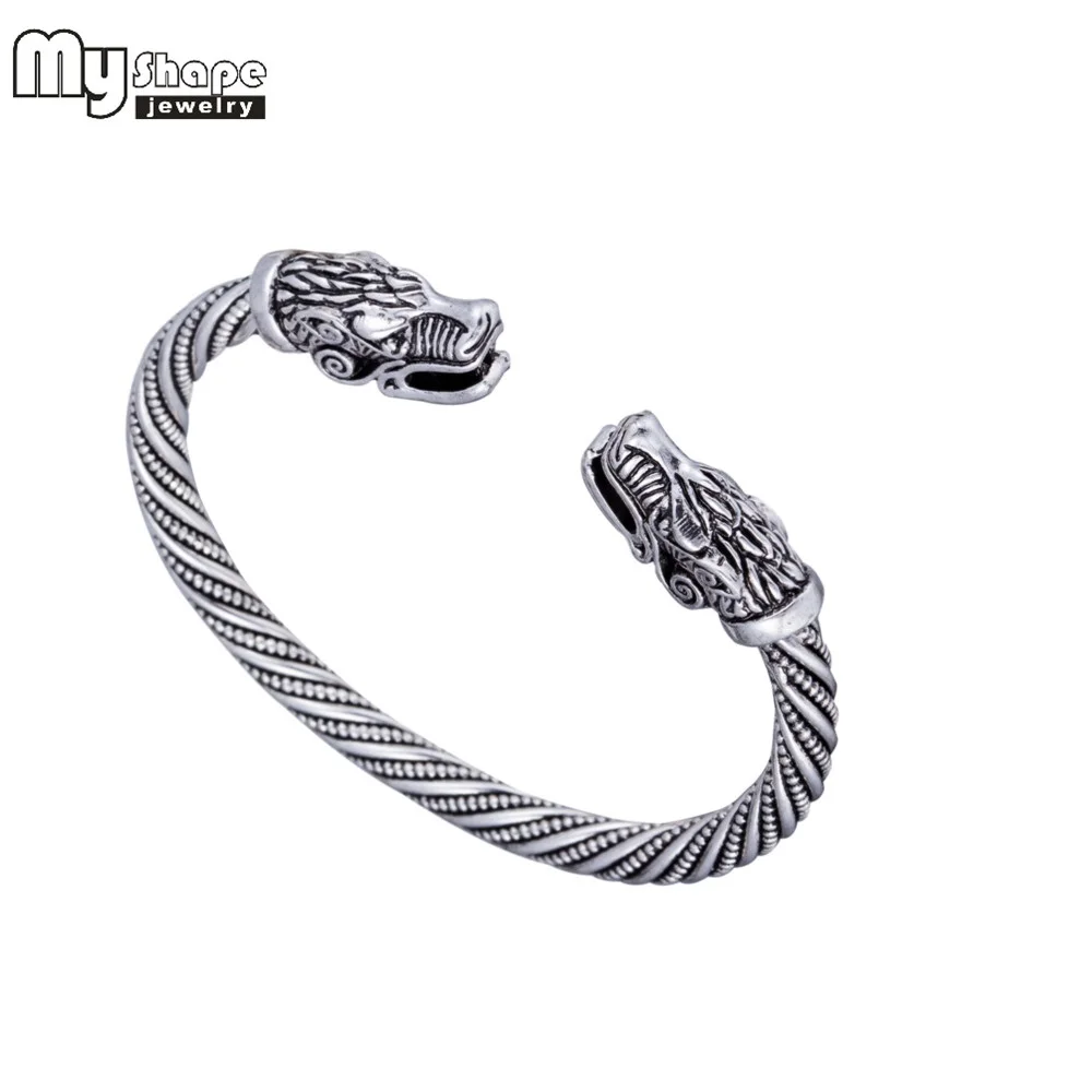 

My Shape Viking Wolf Bracelet Indian Jewelry Zinc Alloy Men Wristband Cuff Bracelets for Women Bangles Fashion Accessories