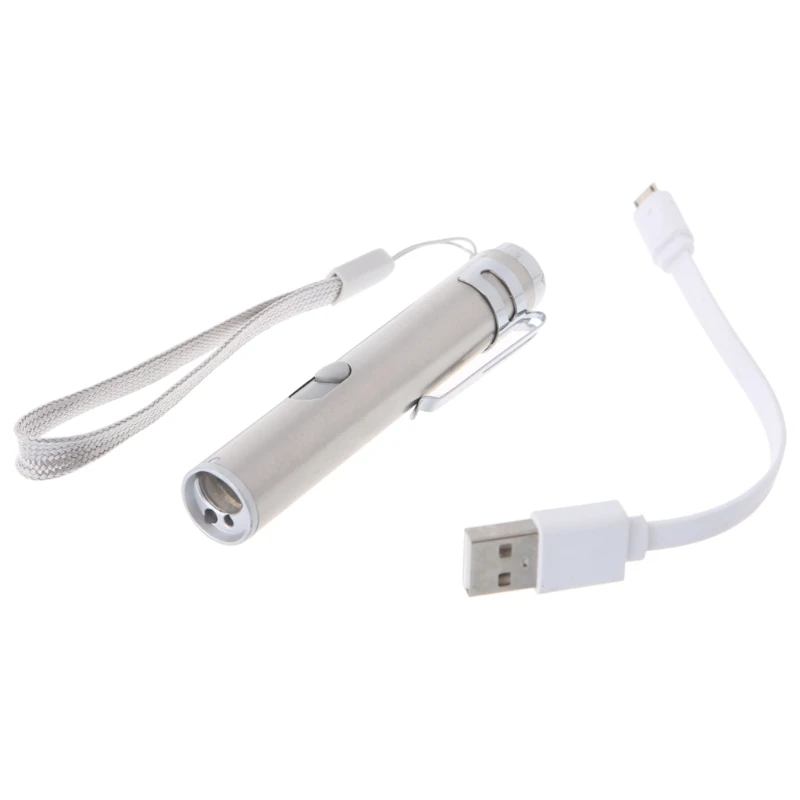 Бесплатная доставка 3 в 1 Многофункциональный светодиодный лазерный свет инфракрасный, с USB Перезаряжаемые УФ-фонарик в форме ручки лампа