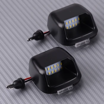 

2pcs LED License Plate Light Lamp Fit For Nissan Navara Frontier D40 2004-2008 2009 2010 2011 2012 2013 2014 2015 2016 2017 2018