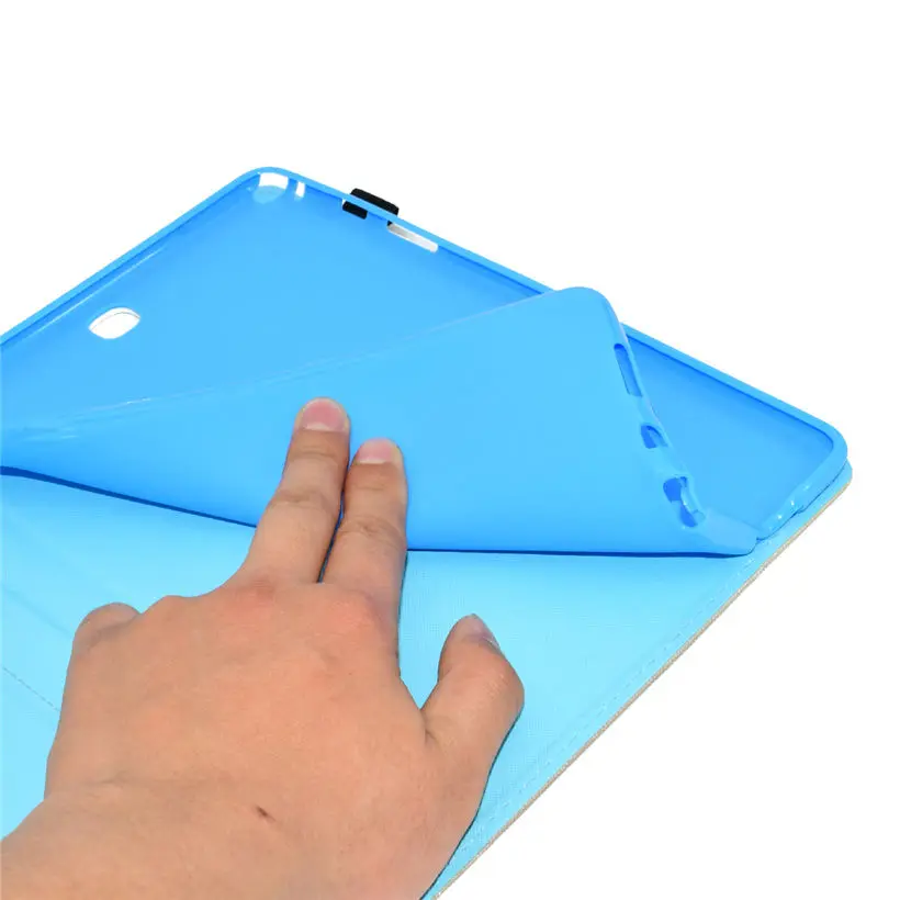 Чехол для Samsung Galaxy Tab A 9 7 умный чехол подставка из искусственной кожи с рисунком