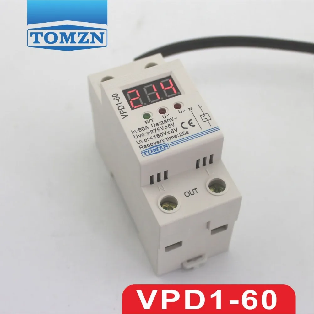 Купить 60А 220 в автоматическое подключение перенапряжения и ...