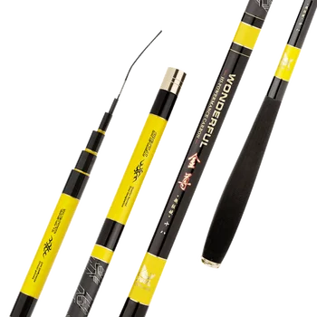 

Luxury Telescopic Fishing Rod Portable Taiwan Fishing Rod Ultra Light Super Hard Carbon Fly Fishing Rod Crucian Carp Rod