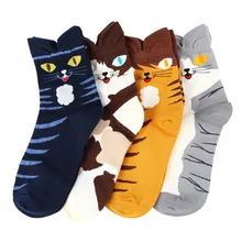 1 Pair New Women Girls 3D Cartoon Cute Animal Cotton Thermal Socks Sokken Winter Kawaii Casual Funny Socks Meias feminina Z2