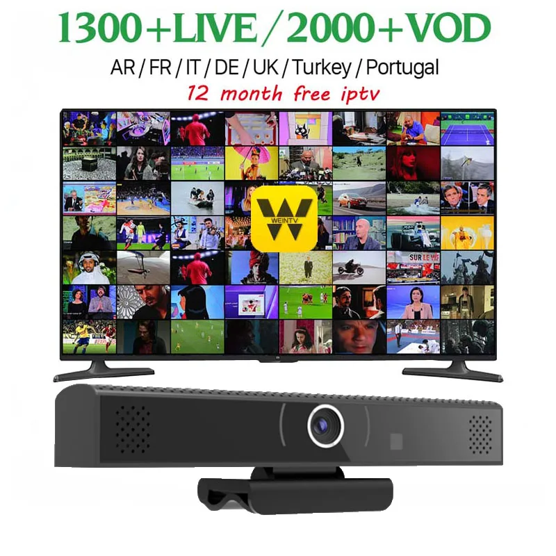 [WeChip] HD3S 1.0мп камера S905X 1 ГБ 8 ГБ Android 6,0 OTA Smart tv Box 100 LAN поддержка 1080P выход/4 K HD медиаплеер IP tv - Цвет: HD3S ADD WEINTV