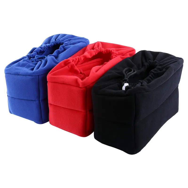 Adjustable DSLR Camera Bag Case Liner Soft Shockproof SLR Camera Bag Insert Padded Camera Digitial Inner
