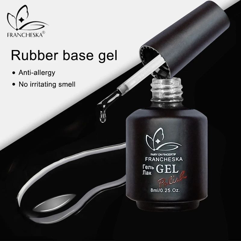 

Francheska base coat top coat gel nail polish nail primer top base gel polish oje unha hybrid nail long lasting soak off gellak