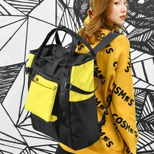 Multifunctional Shoulder Bag Sling Bag Canvas Bag Female Messenger Bag Student Handbags Korean Version Of The Wild New 2019 canvas handbags 2017 new wave korean version of the bag fight color handbag shoulder bag wild messenger bag