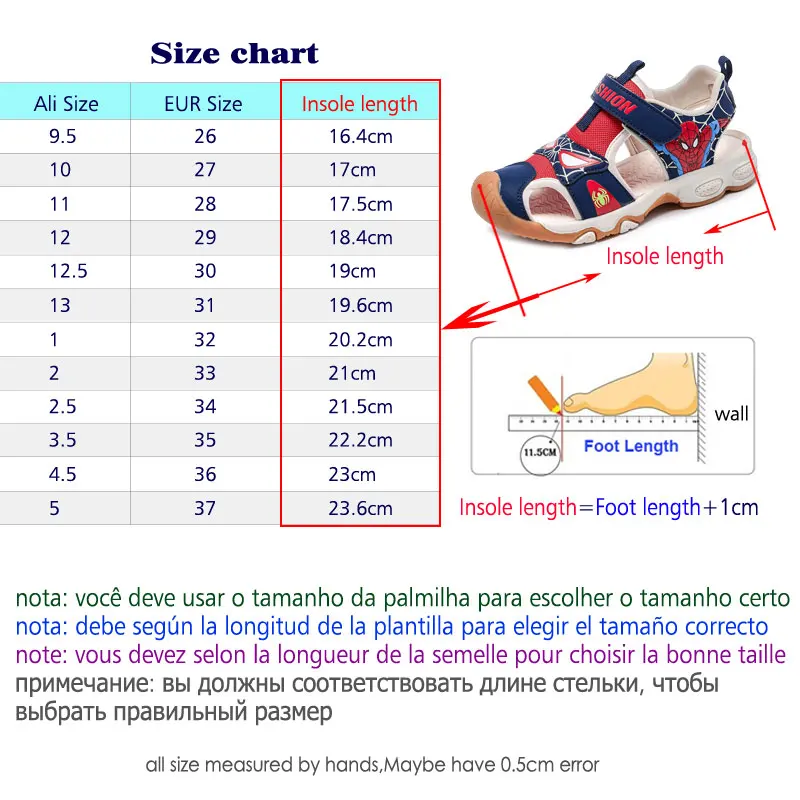 Сандалии для мальчиков; летняя детская пляжная обувь; детская обувь для человека-паука для мальчика; повседневная обувь на плоской подошве; модные детские сандалии с вырезами