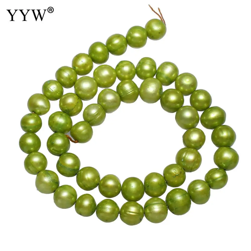 

YYW High Quality Cultured Potato Freshwater Pearl Beads 8-9mm Approx 0.8mm Sold Per Approx 15 Inch Strand