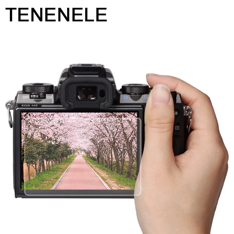 Защита экрана TENENELE для Canon EOS M3 M5 M10 зеркальное закаленное стекло eos m 3 5 10