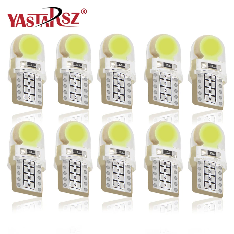 

Nouveau 10Pcs Super Lumineux Auto T10 Led Blanc Froid 194 W5W LED 168 COB De Silice Voiture Tournez Side Plaque D'immatriculati