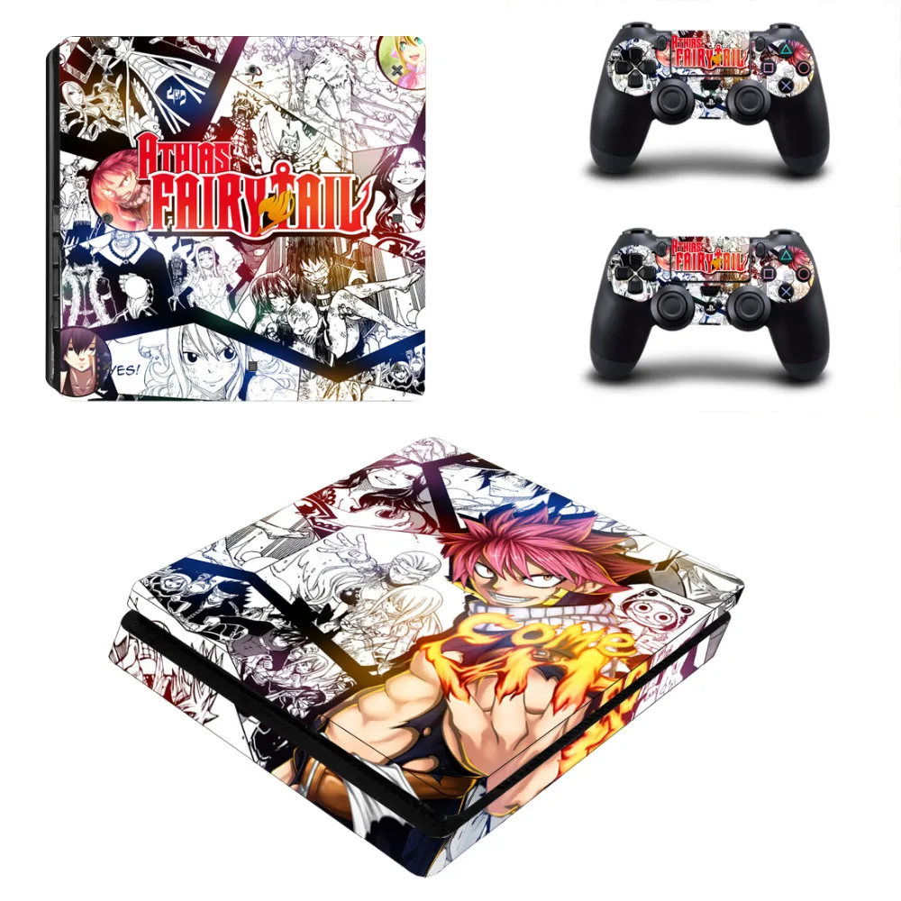 Наклейка с аниме Феи Тейл для PS4 тонкая наклейка из кожи Sony PlayStation 4 и 2