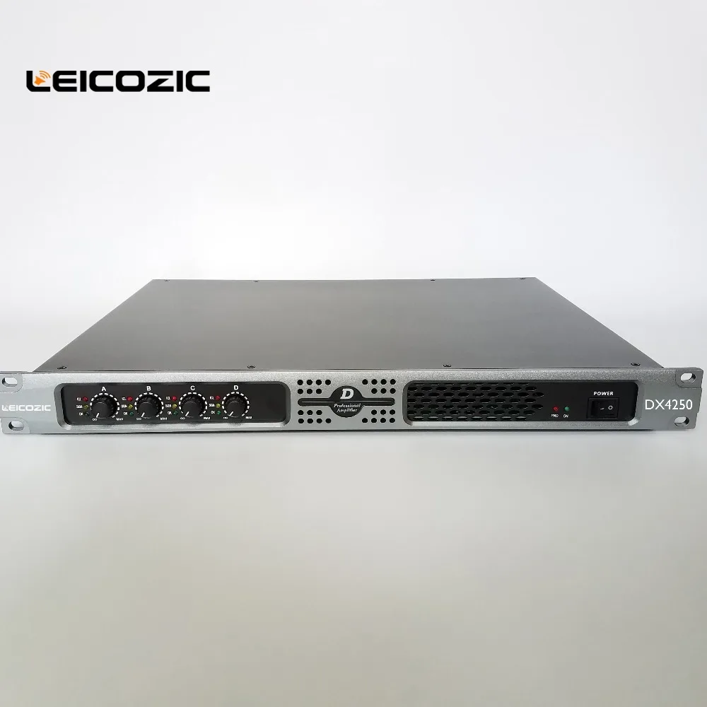 Leicozic DX4250 4x250 Вт Цифровой усилитель RMS 4ohm 400 Вт усилитель класса d amps 4-канальный усилитель мощности Музыкальные инструменты