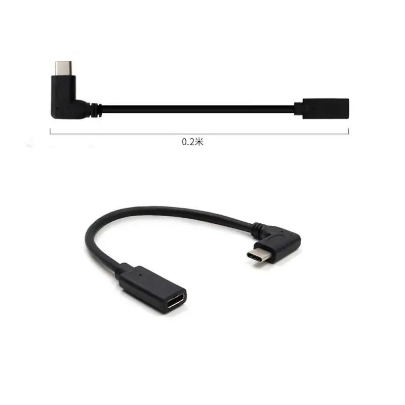USB3.1 кабель type-C Мужской и Женский расширитель расширение короткий кабель для передачи данных питания аудио и видео сигналов шнур