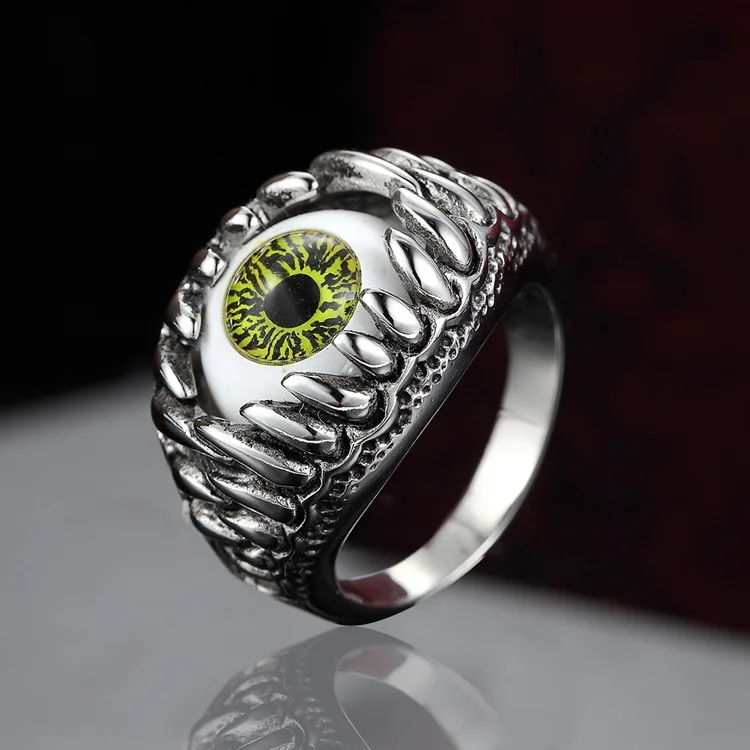 Free Shipping the eye ring men Domineering exaggerated personality