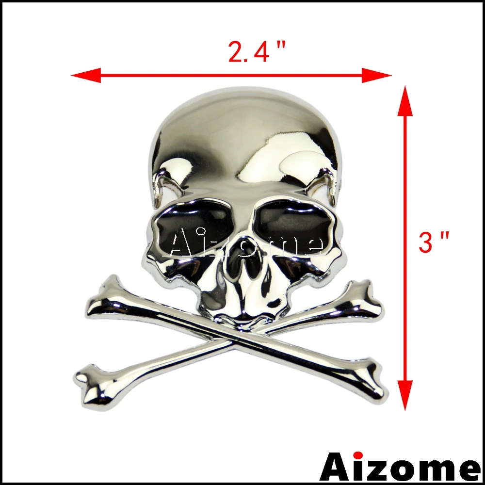 Skull Bone Shape Car Fuel Tank Decorative Emblem Badge Plastic Decal Sticker Red Skull Bone Shape Car Fuel Tank Decorative Emblem Badge Plastic Decal Sticker Red